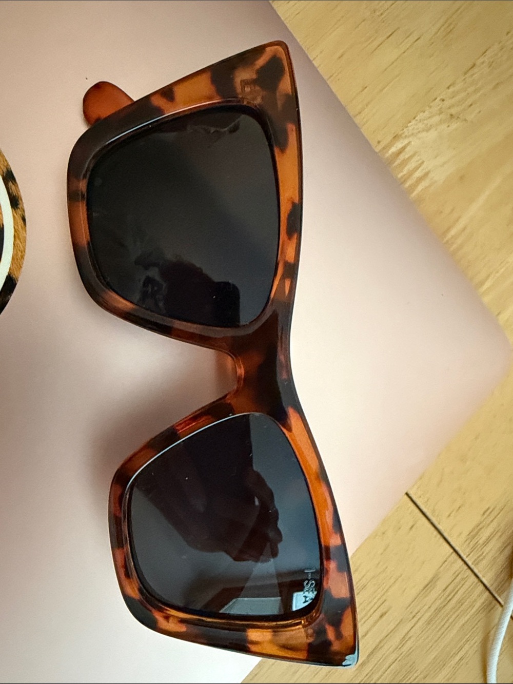 Tortoiseshell Square Sunglasses - Women